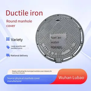 Lubao Manufacturer of Ductile Iron Round Manhole Covers 800*900 for Municipal Inspection Wells, Heavy-duty Valves, Factories and Warehouses thumbnail-1