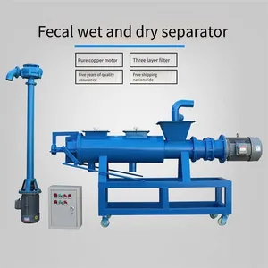 Stainless Steel Square Shell Feces Dehydrator, Distiller's Grains, Bean Dregs and Cow Dung Separator, Pulp and Ranch Squeezer thumbnail-1