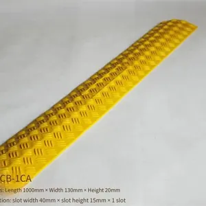 Jiulei Brand Jl-xcb-1ca | Rubber and Plastic Bridge Belt [model] Length 1000mm * Width 130mm * Height 20mm | Slot Width 40mm * Slot Height 15mm * 1 Slot thumbnail-3