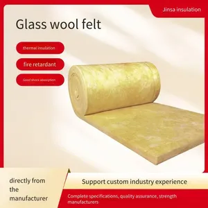 Jinsa, Original Manufacturer: Vacuum-packed Glass Wool Roll Felt, Ultra-fine Glass Wool Insulation Felt, Moisture-resistant, Customizable thumbnail-3