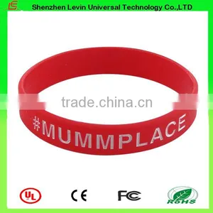 Fast Production Fashion Logo Printing Advertising Cheap Recycle Silicone Wristband thumbnail-4