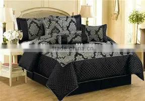 7Pcs Jacquard Patchwork Comforter Set thumbnail-1