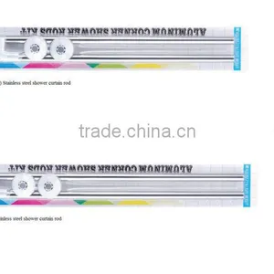 Shower Curtain Pole Stainless Steel Shower Rod SS304 Shower Curtain (8019-1) thumbnail-3