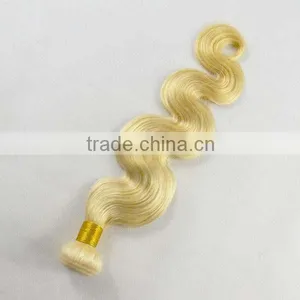 Human Hair Light Blonde Color Virgin European Hair thumbnail-1