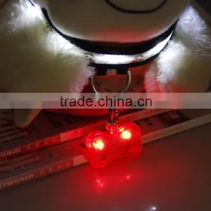 Anti-losing Pet Supplies Led Light Pendants Bone Shaped Dog Tags thumbnail-6