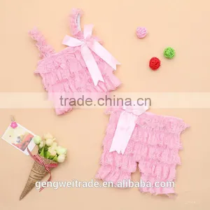 Baby Clothes Baby Girls Outfits Baby Romper Sets (romper +pants) thumbnail-4
