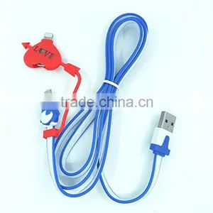 Wholeale Price 2 in 1 Micro USB Charger Cable and IOS USB Cable thumbnail-1