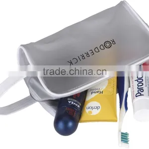 Promotional Clear Vinyl Toiletry Pouch With Pvc Handle thumbnail-1