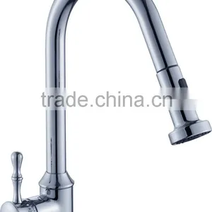SSDS8667 Pull Down Spray Brass Best Kitchen Faucets thumbnail-2