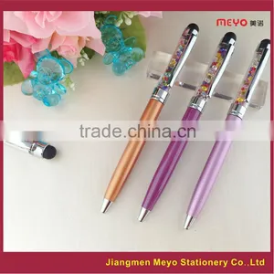 2015 Warehouse Copper Crystal Ballpoint Pen, Capacitive Touch Crystal Pen thumbnail-1