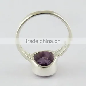 Energe Bloom Amethyst Ring, Wholesale Silver Jewelry, Indian Silver Jewelry thumbnail-5
