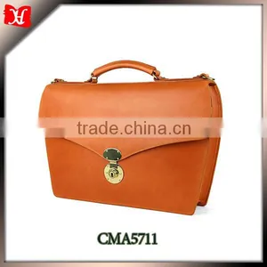 Wholesale Cheap Mens Tote Leather Briefcases for Men, Briefcase With Combination Lock on Sale thumbnail-1