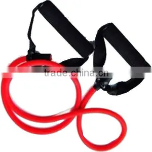 Resistance Tube With Handle Chest Expander Yoga Resistance Band thumbnail-2