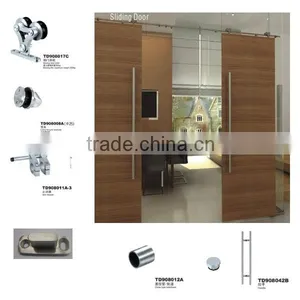 Modern Design of Sliding Wooden Door Double Roller Fittings for Office Use thumbnail-6