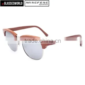 Factory Wholesale Fashion Wooded Sunglasses FW945 thumbnail-1