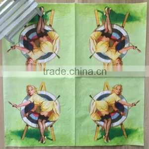 Manufacture Bar Drink 3PLY Paper Napkins With Custom Printing Logo thumbnail-3