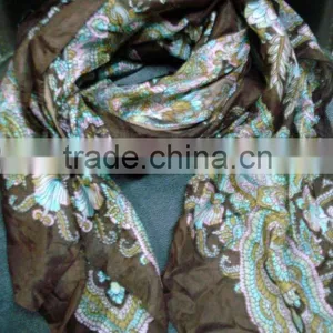 Printed Silk Scarf thumbnail-1