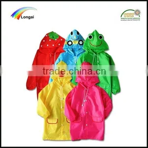 2016 Factory Wholesale Cute Fashionable Kids Raincoat thumbnail-2