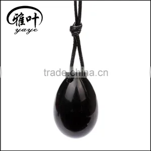 Bulk Black Obsidian Yoni Egg Energy Healing Kegel Egg for Sexy Kegel Exercise thumbnail-2