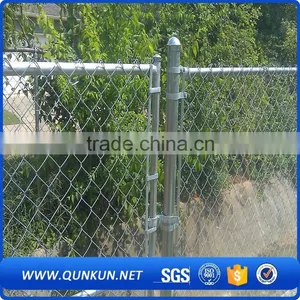 Qunkun Galvanized Perimeter Security Used Chain Link Fence thumbnail-4