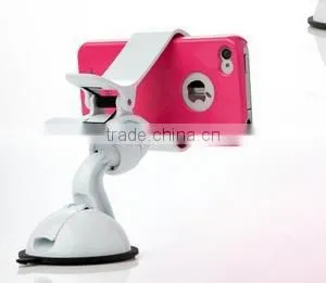 Universal Adjustable Long Arm Car Mount Holder for Any Size Smartphone. Hand Free Car Holder thumbnail-1