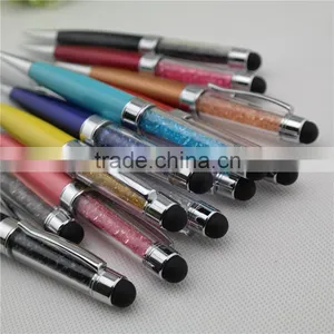 TCR-08 Crystal Pen With USB , Fat Promotional Stylus Pen thumbnail-3