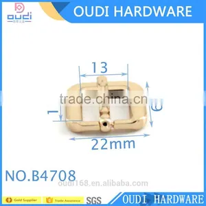 Customized Zinc Alloy Pin Buckle for Elastic Belt and Bags thumbnail-2