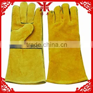 14 Inches Fully Lined Welding Gloves Leather thumbnail-3