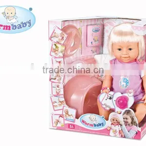Kid Toy Love Baby Doll Can Drink With Feed Set thumbnail-1