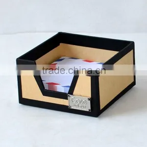 Kraft Paper Memo Holder Note Pad Storage Box thumbnail-2