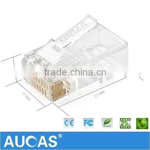 China Factory Cat5e CAT6 CAT7 Stranded Solid Network Cable Gold Plated Cat 5 Cable Connections thumbnail-2