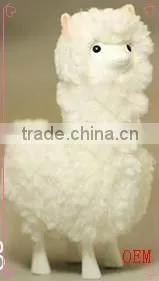 2016 New High Quality Plush Standing Baby Alpaca Toys China Factory thumbnail-1