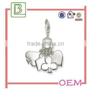Cute Poker Pattern Pendant and Necklace ,fashion Gift and Souvenir thumbnail-1