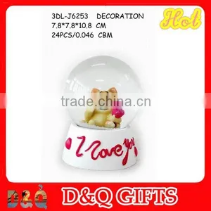 Custom Home Decoration Craft 45mm Christmas Mini Cats Snow Globe thumbnail-3