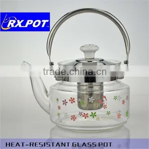 1500ml/2200ml/2600ml/3000mlHot Selling Useful Promotional Gift Customized Heat Resistant Borosilicate Glass Tea&coffee Pot thumbnail-4