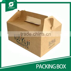 KRAFT CARDBOARD HANDLE PACKING CARRIER thumbnail-2