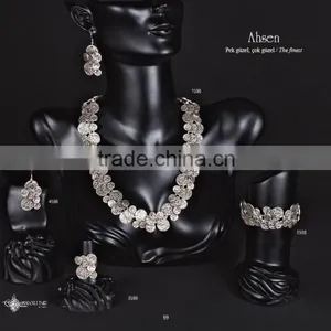 Top Quality Fashion Turkish Style Silver Plated Ring Ahsen 3598 thumbnail-1