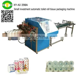 Small Investment Automatic Toilet Roll Tissue Packaging Machine thumbnail-1