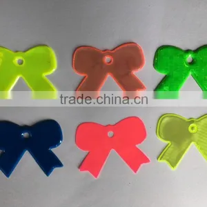 Wholesales Customized PVC BOW Reflective Key Chain thumbnail-1