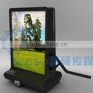 Advertising Bike Trailer , Light Box ,YES-M3 for Outdoor Events thumbnail-2