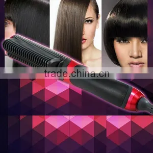 Multifunctional 2 in 1 Electric Hair Straightener Brush,Hair Curler for Wholesale thumbnail-1