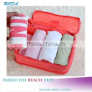 YIWU RODA Fashion Atmosphere of Nylon Fabric 6 Sets Foldable Storage Travel Bag thumbnail-1