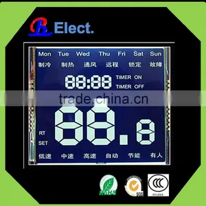 Positive Segment Character Temperature Control System Lcd Display,temperature Sensor Lcd,air-condition thumbnail-1