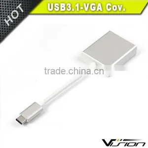 Vision New Product High Speed USB3.1 to VGA Adapter for Mac. thumbnail-2