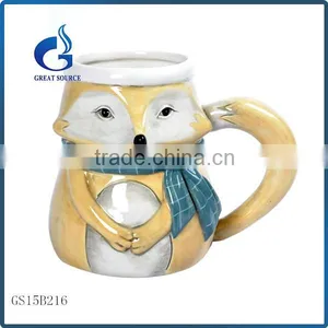 Factory Promotional 3D Ceramic Christmas Owl Mugs Decorative Wholesale thumbnail-6