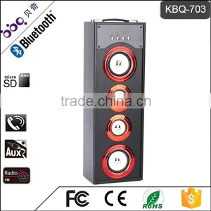 BBQ KBQ-703 36W 3000mAh DJ Empty Speaker Box thumbnail-5