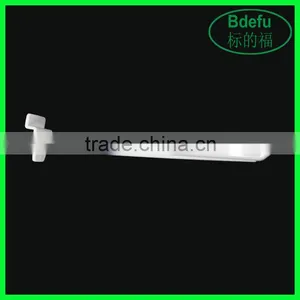 High Quality ABS Acrylic Security Display Plastic Pegboard Hooks Slatwall Display Hook thumbnail-3