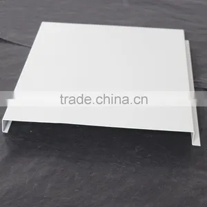 High Installation Accuracy Suspended Metal Ceiling Panel Aluminum G-shaped Aluminium Strip Ceiling thumbnail-3