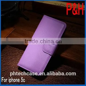 Hot Products Leather Case for Iphone 5C. Leather Cheap Mobile Phone Case thumbnail-3