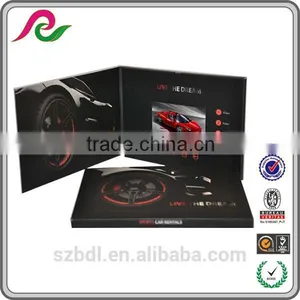 5 Buttons Car Promotion Video Brochure Digital, 256mb Rechargeable Video Card thumbnail-1